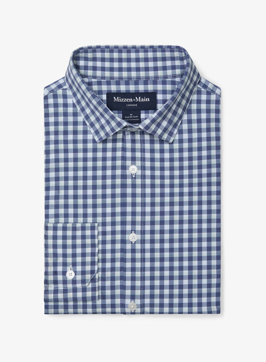 Leeward No Tuck Dress Shirt - Coastal Fjord Todos Plaid