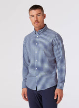 Load image into Gallery viewer, Leeward No Tuck Dress Shirt - Coastal Fjord Todos Plaid
