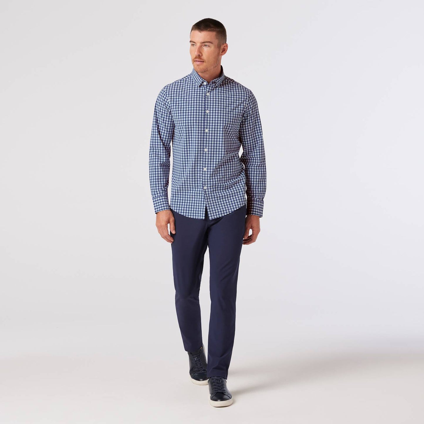 Leeward No Tuck Dress Shirt - Coastal Fjord Todos Plaid