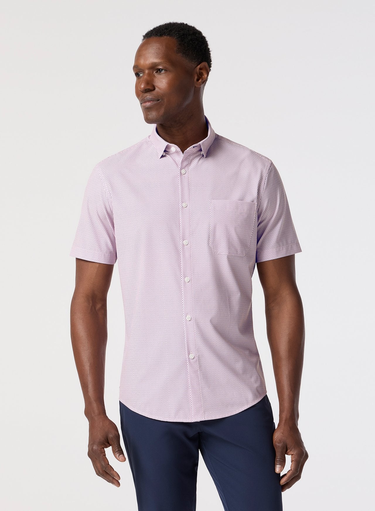 Leeward Short Sleeve - Rose Geo Texture