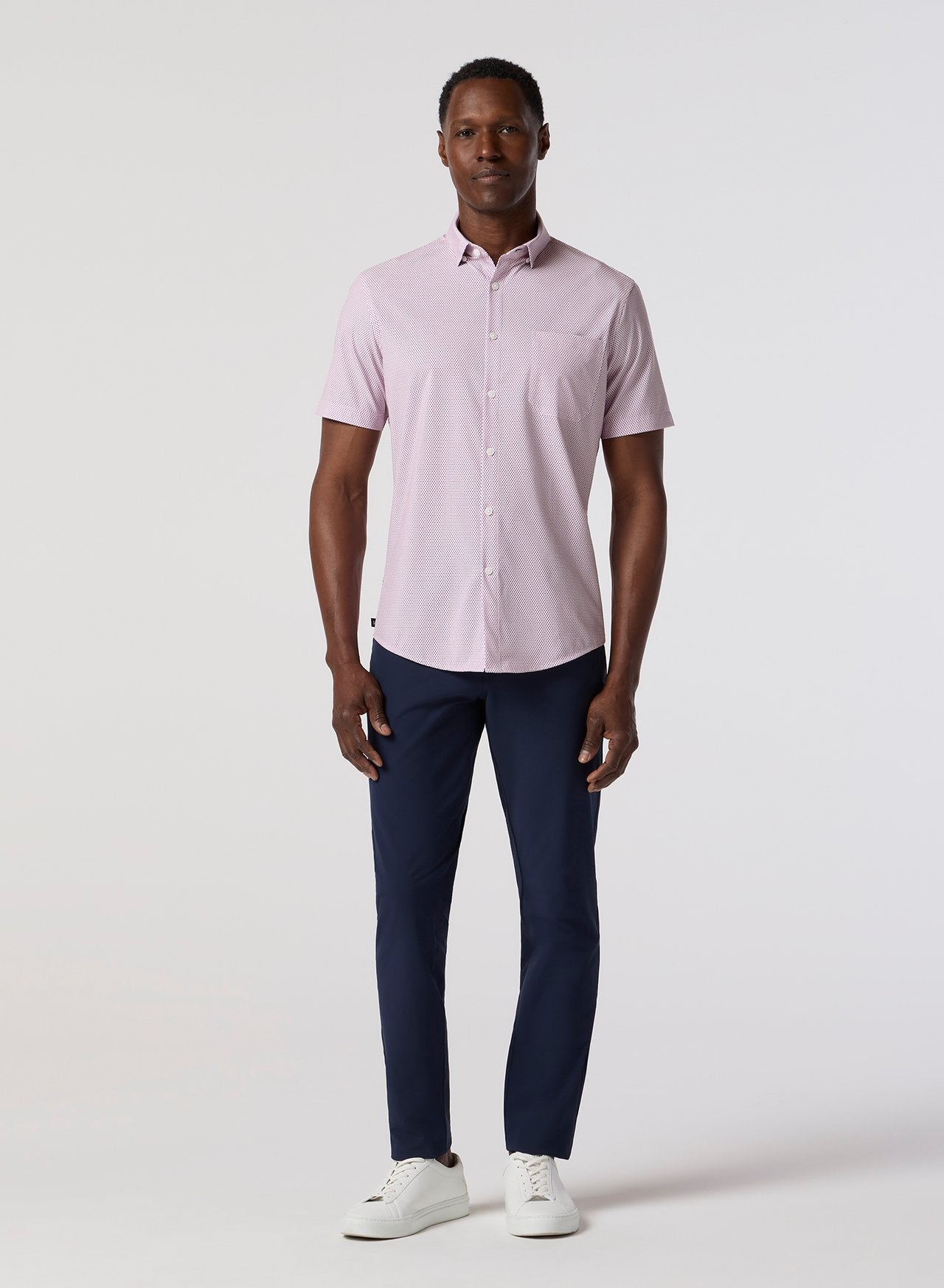 Leeward Short Sleeve - Rose Geo Texture