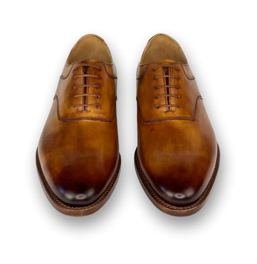 Wellington Saddle Oxford - Golden Oak