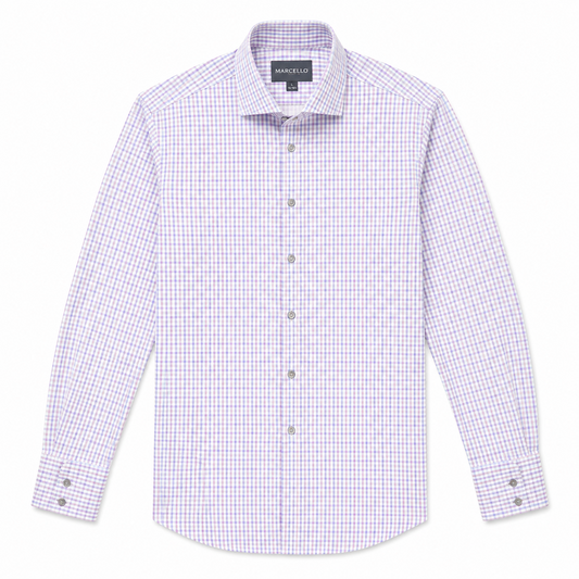 Check Shirt - Lilac and Pink