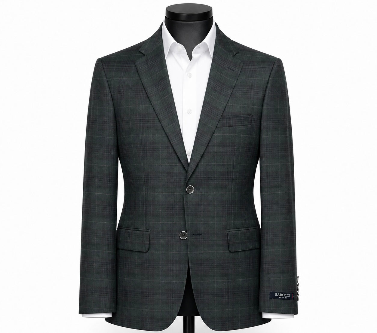 Plaid Zignone Sport Jacket - Emerald & Navy