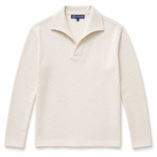 Johnny Collar Sweater - Wheat