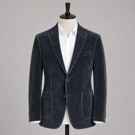Corded Sport Jacket - Navy