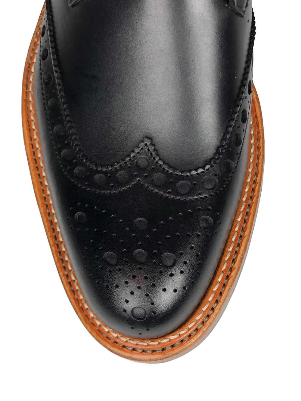Boston Double Stitched Welt - Black