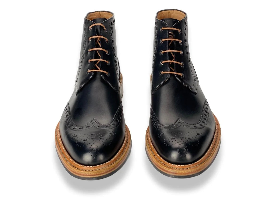 Boston Double Stitched Welt - Black