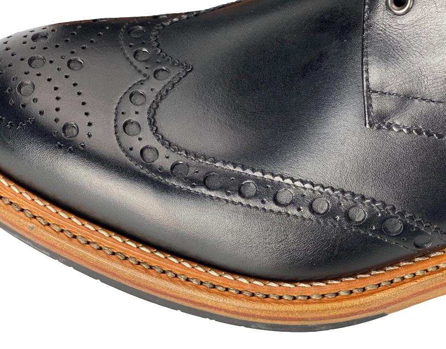 Boston Double Stitched Welt - Black