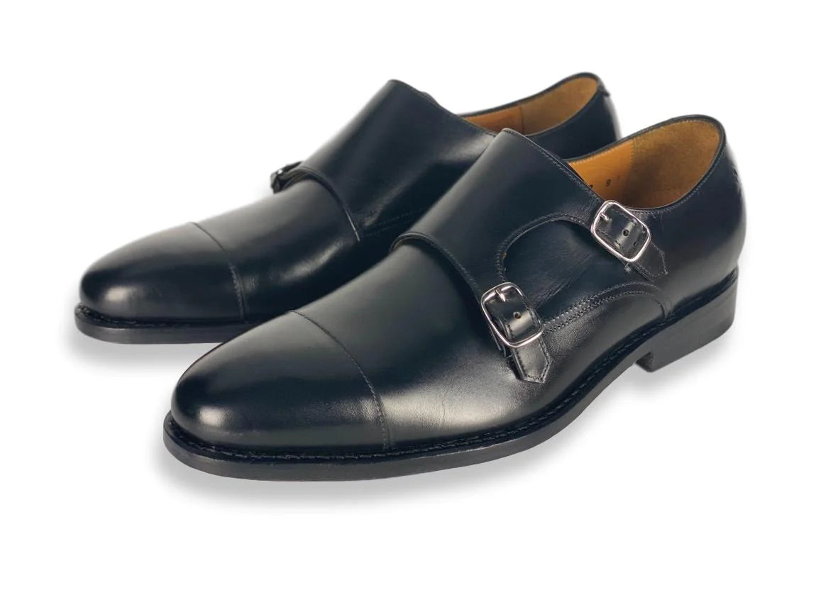 Charleston II Double Monk - Black