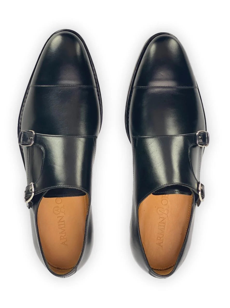 Charleston II Double Monk - Black