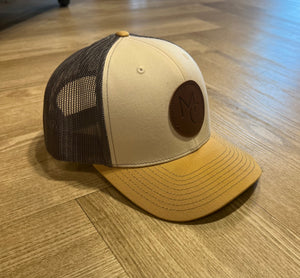 MC Trucker Hat - Mink Beige/Charcoal/Amber Gold