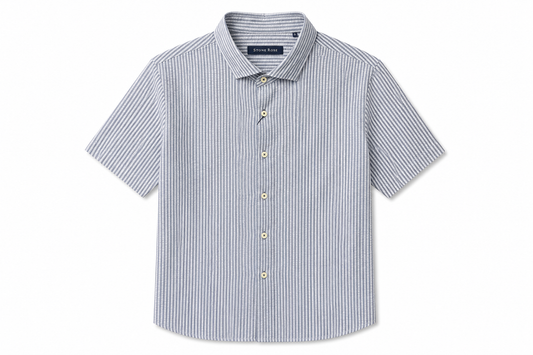 Seersucker Striped SS