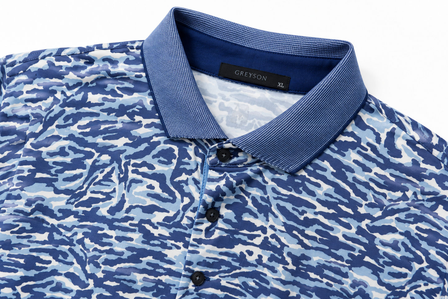 Stalking Wolf Camo Short Sleeve Polo