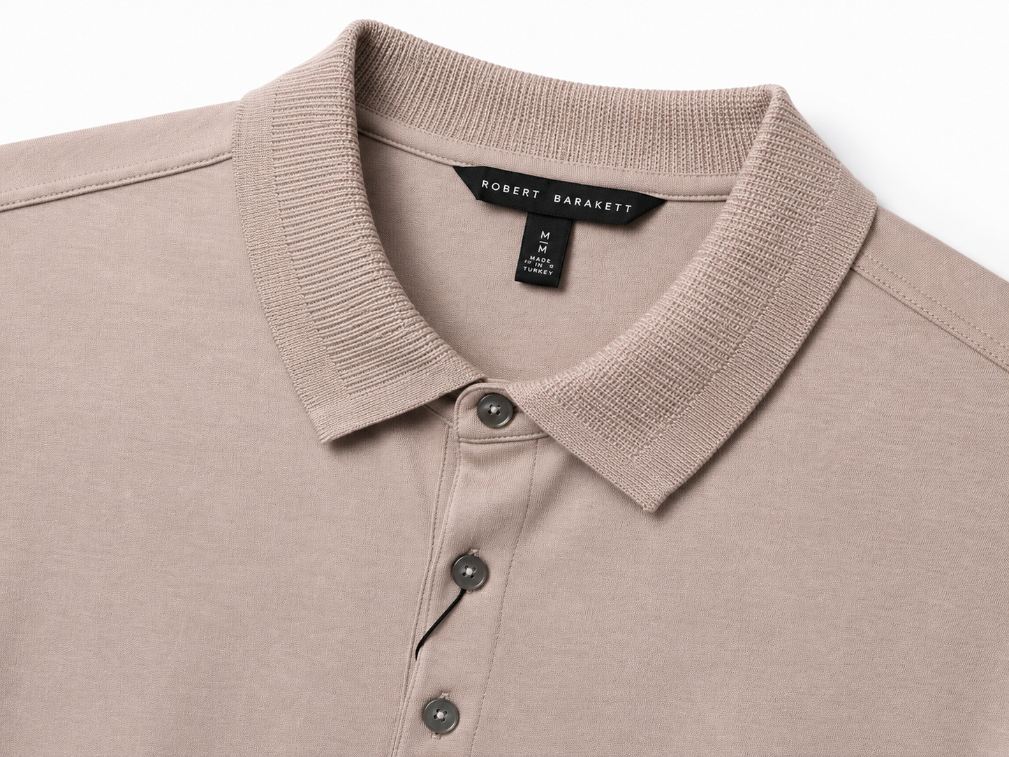 Barakett Textured Polo- Coral