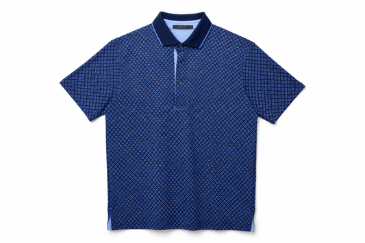 Two Wolves Polo - Maltese Blue