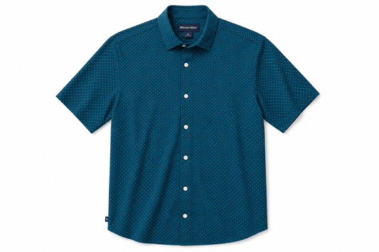 Halyard Short Sleeve - Dark Teal Dot