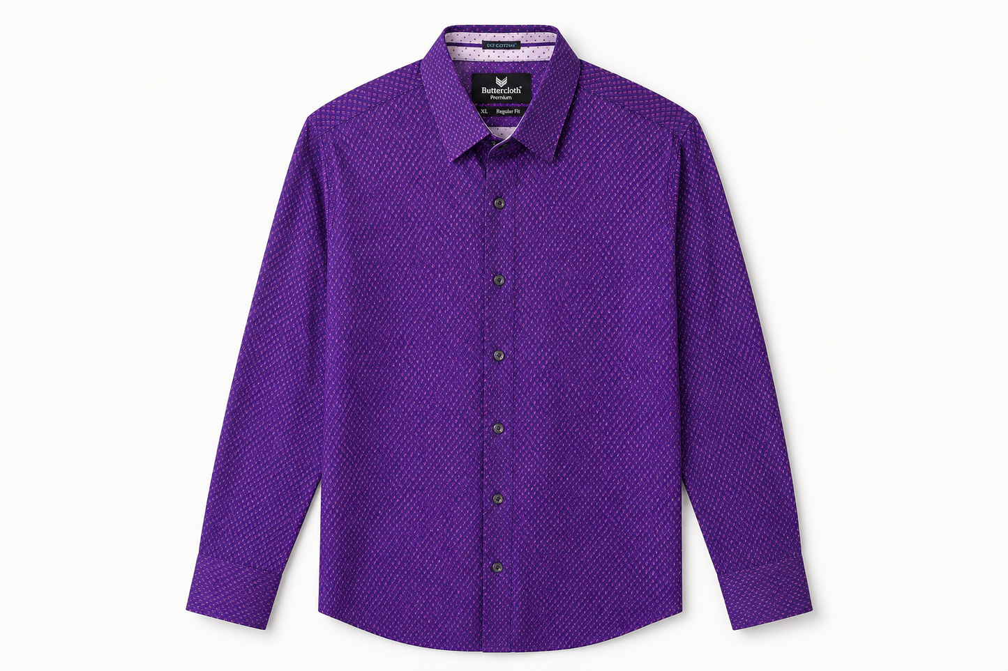 Dashing in Icy Cotton - Purple