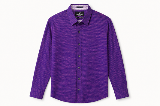 Dashing in Icy Cotton - Purple