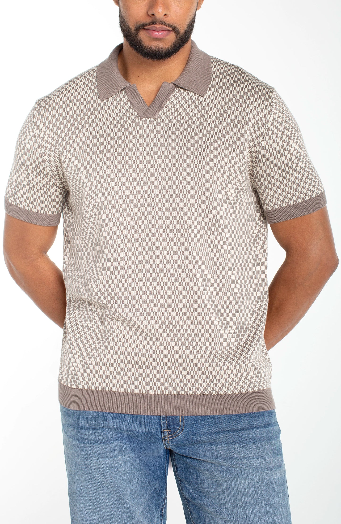 Johnny Collar Sweater Polo