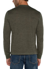 Load image into Gallery viewer, Long Sleeve Henley -Olive
