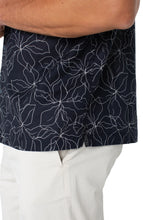 Load image into Gallery viewer, Button Up Short Sleeve Shirt -Navy
