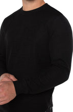 Load image into Gallery viewer, Long Sleeve Crew Neck - Black
