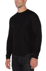 Long Sleeve Crew Neck - Black