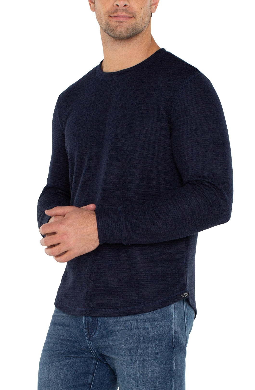Long Sleeve Crew Neck - Navy
