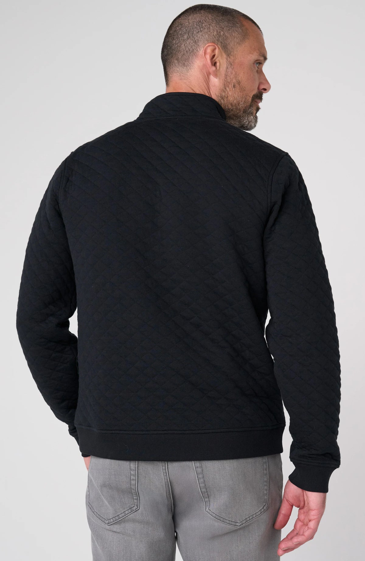Quarter-zip Pullover - Black