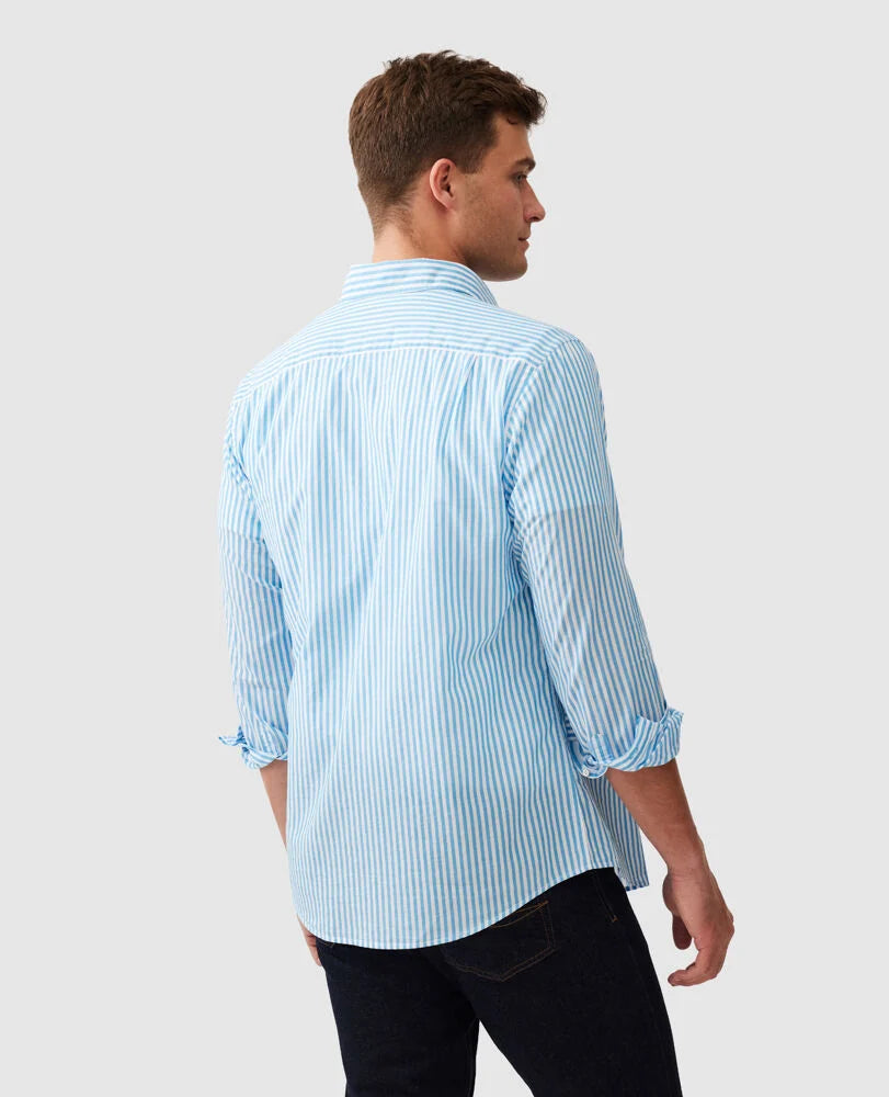 Ferry Landing Sports Fit Shirt - Azure