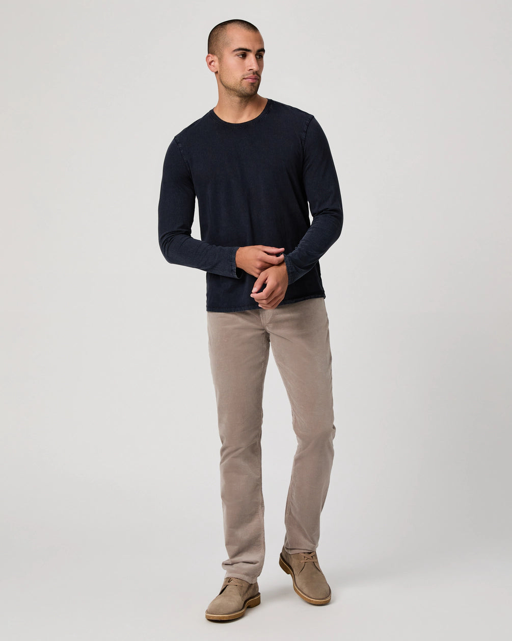 Curdoroy Pant - Silver Pearl