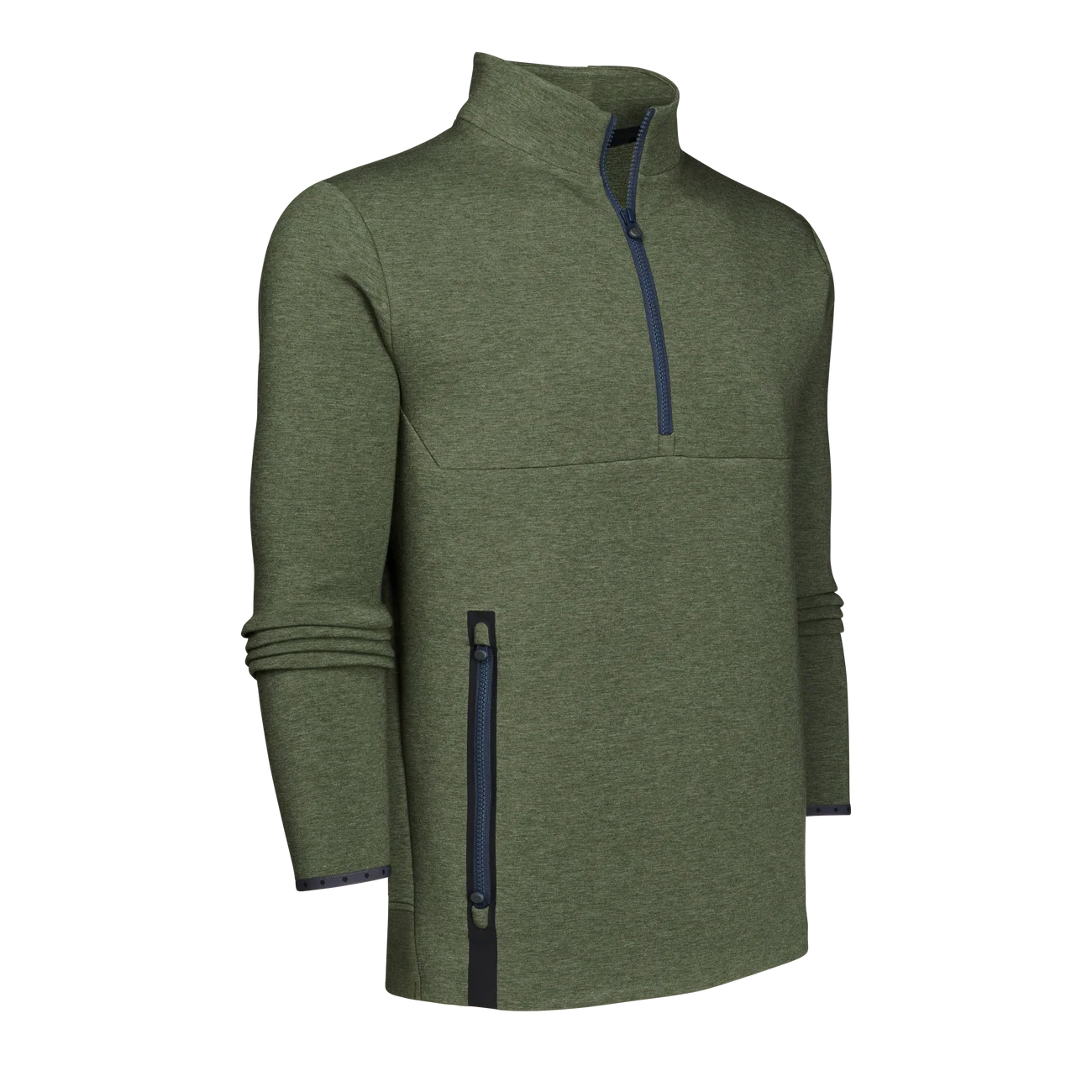 Calgary Quarter Zip Hoodie - Camp Green
