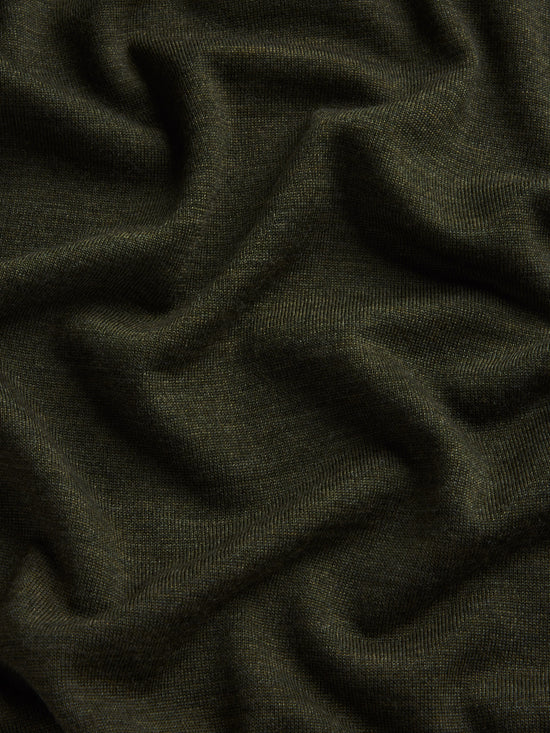 Saratoga Crewneck Sweater - Midnight Camp Green