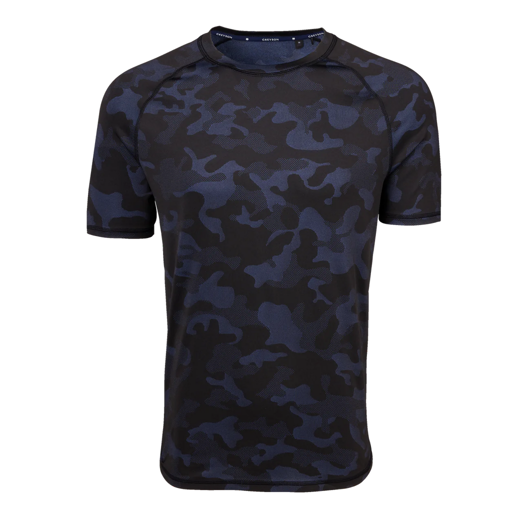 Camo Kennebec SS Sport Tee - Maltese Blue