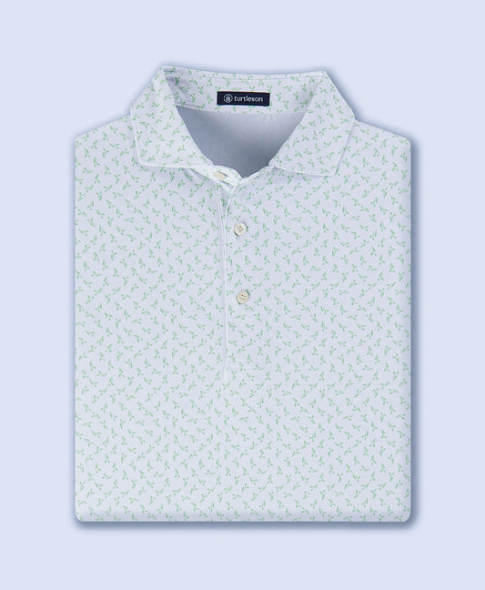 Corey Performance Polo - White / Fresh