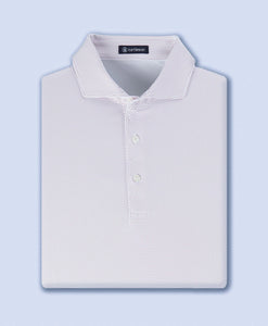Abner Performance Polo - White / Jam