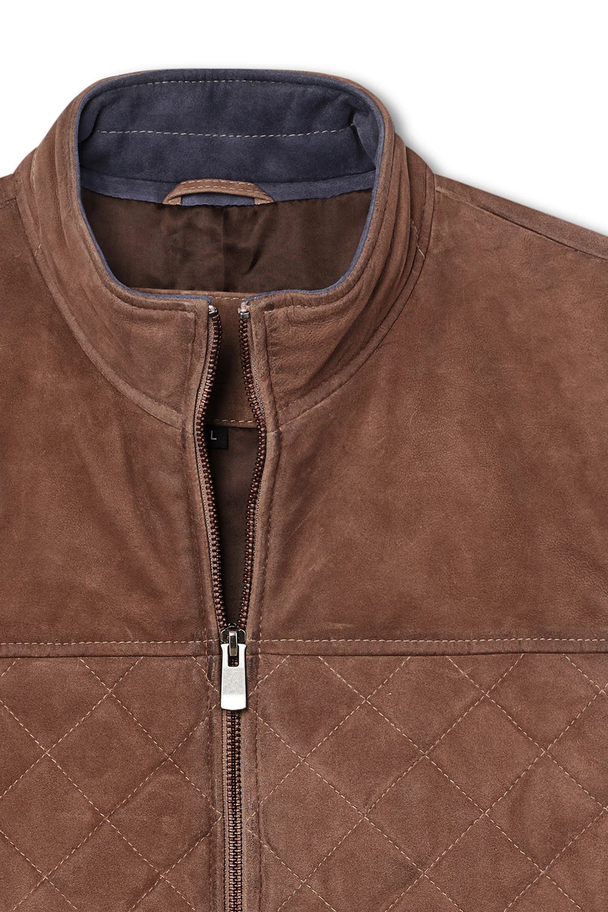 Cedar Waxed Suede Vest - Taupe