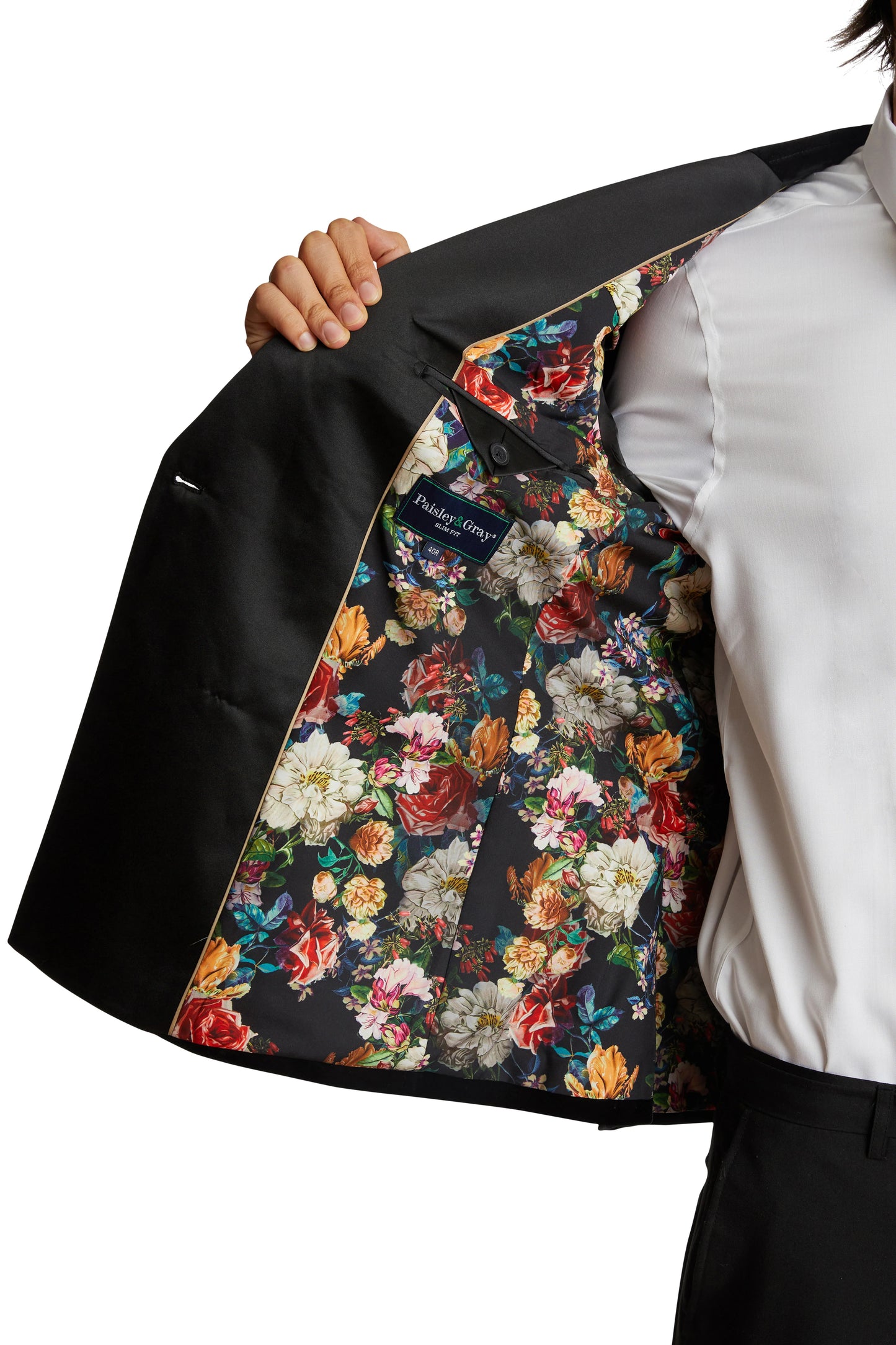 Grosvendor Peak Tux Jacket -Pitch Black Velvet
