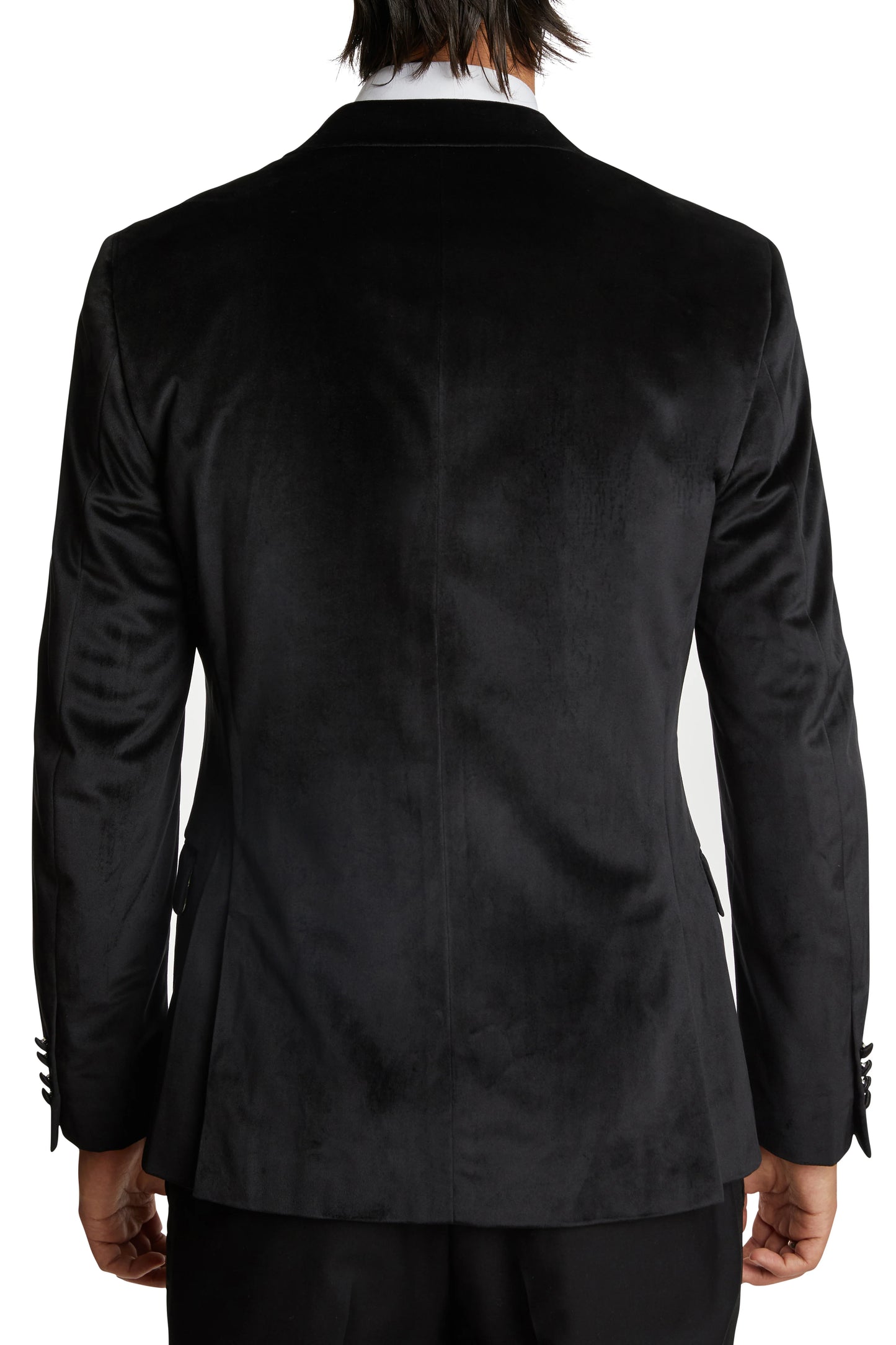 Grosvendor Peak Tux Jacket -Pitch Black Velvet