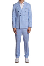 Load image into Gallery viewer, Soho Peak Jacket - Blue Double Check
