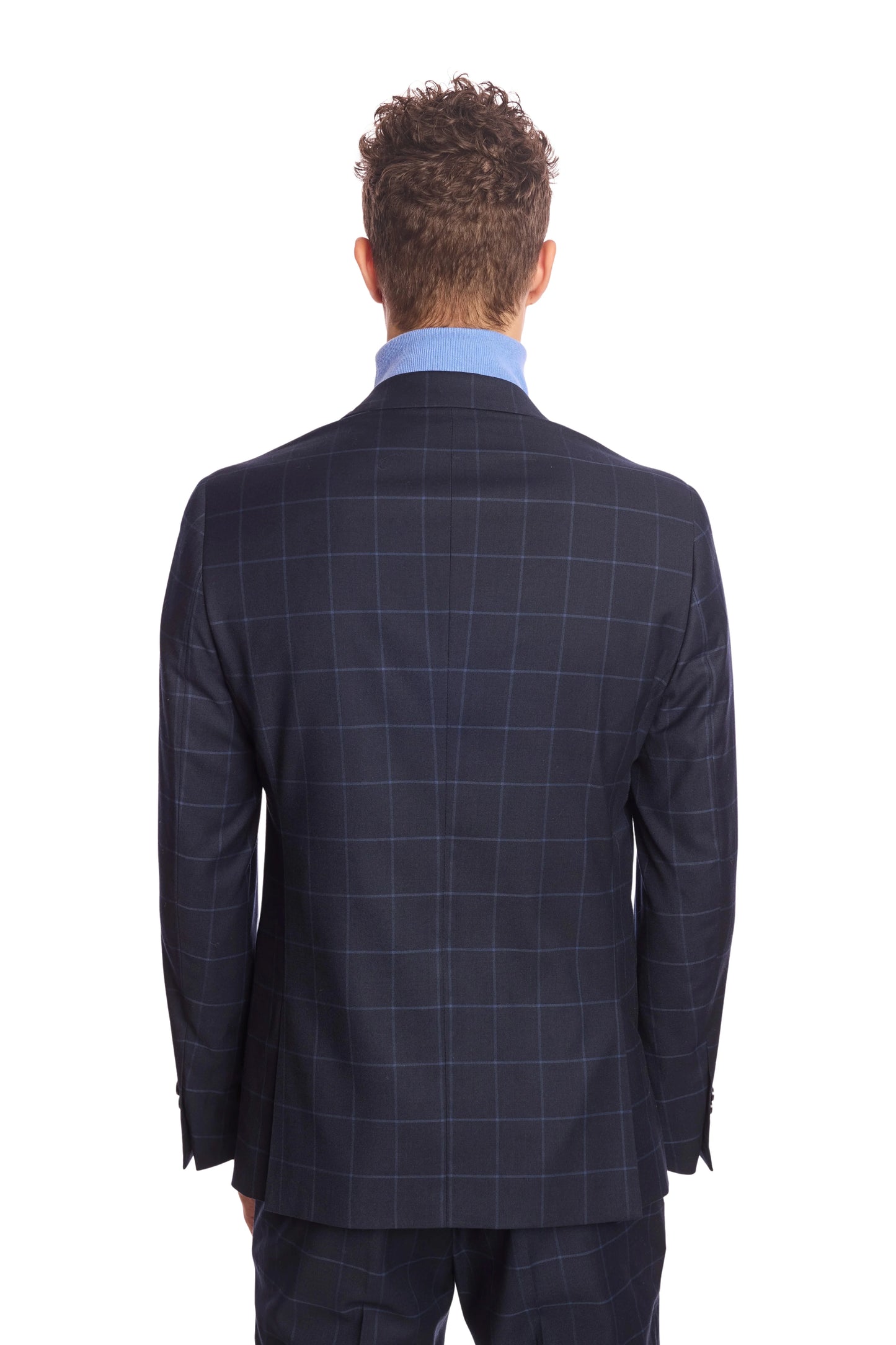 Ashton Peak Jacket - Navy Windowpane