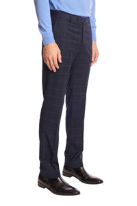 Downing Pant - Navy Windowpane