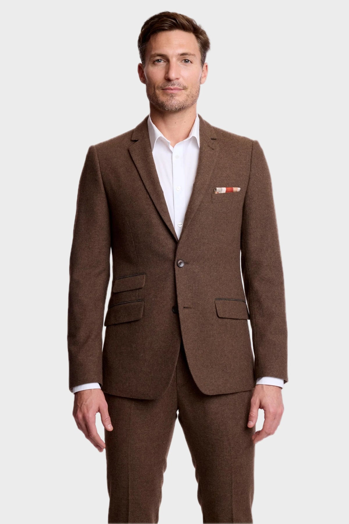 Dover Notch - Brown Tweed