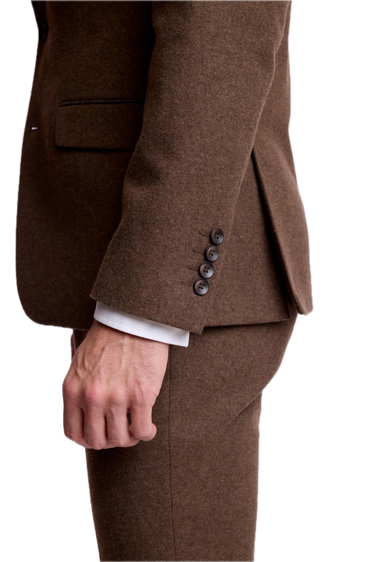 Dover Notch - Brown Tweed