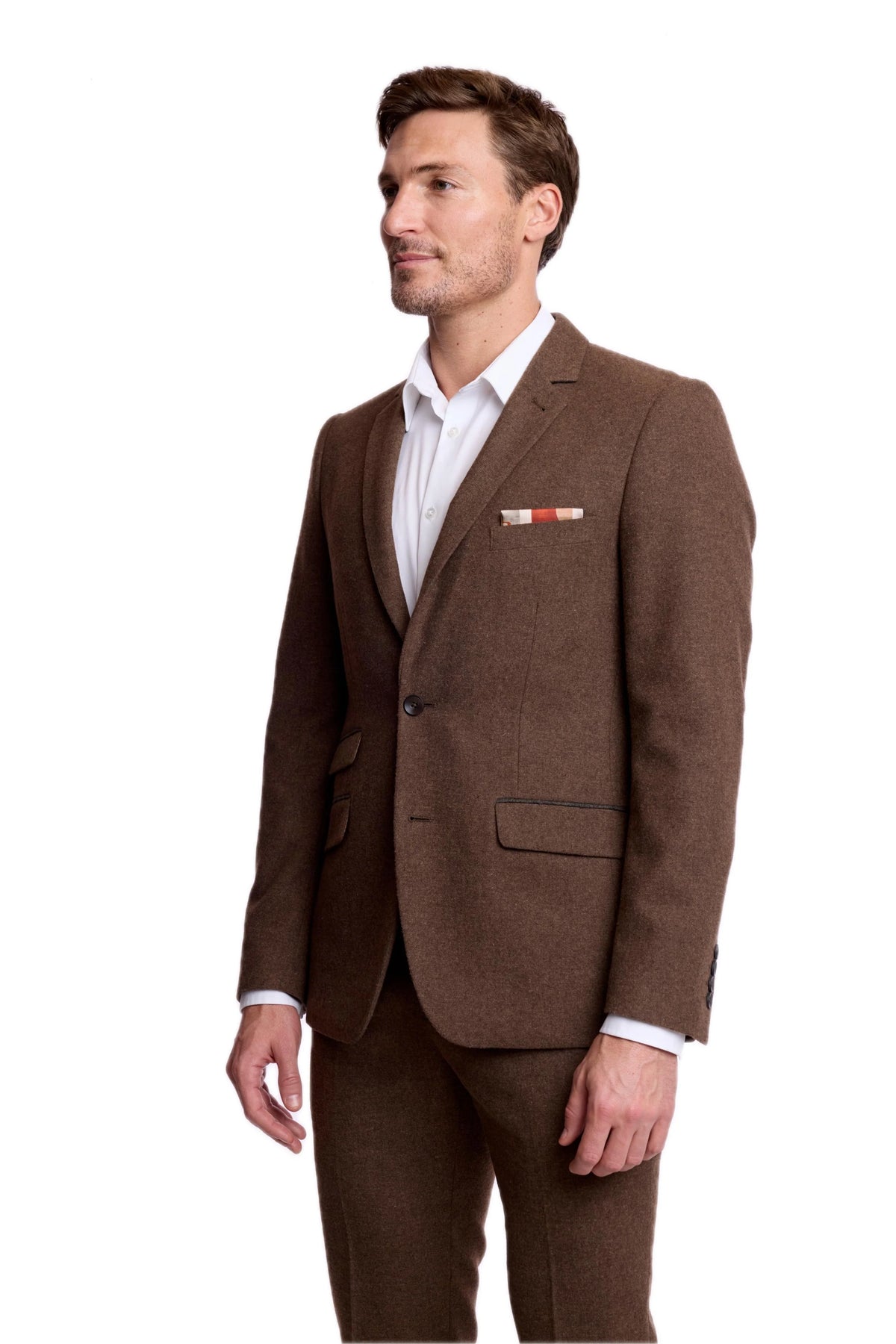 Dover Notch - Brown Tweed