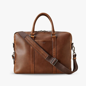 Computer Brief Navigator - Medium Brown