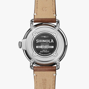 The Runwell 41MM - Tan Leather Strap