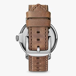 The Runwell 41MM - British Tan Leather Strap