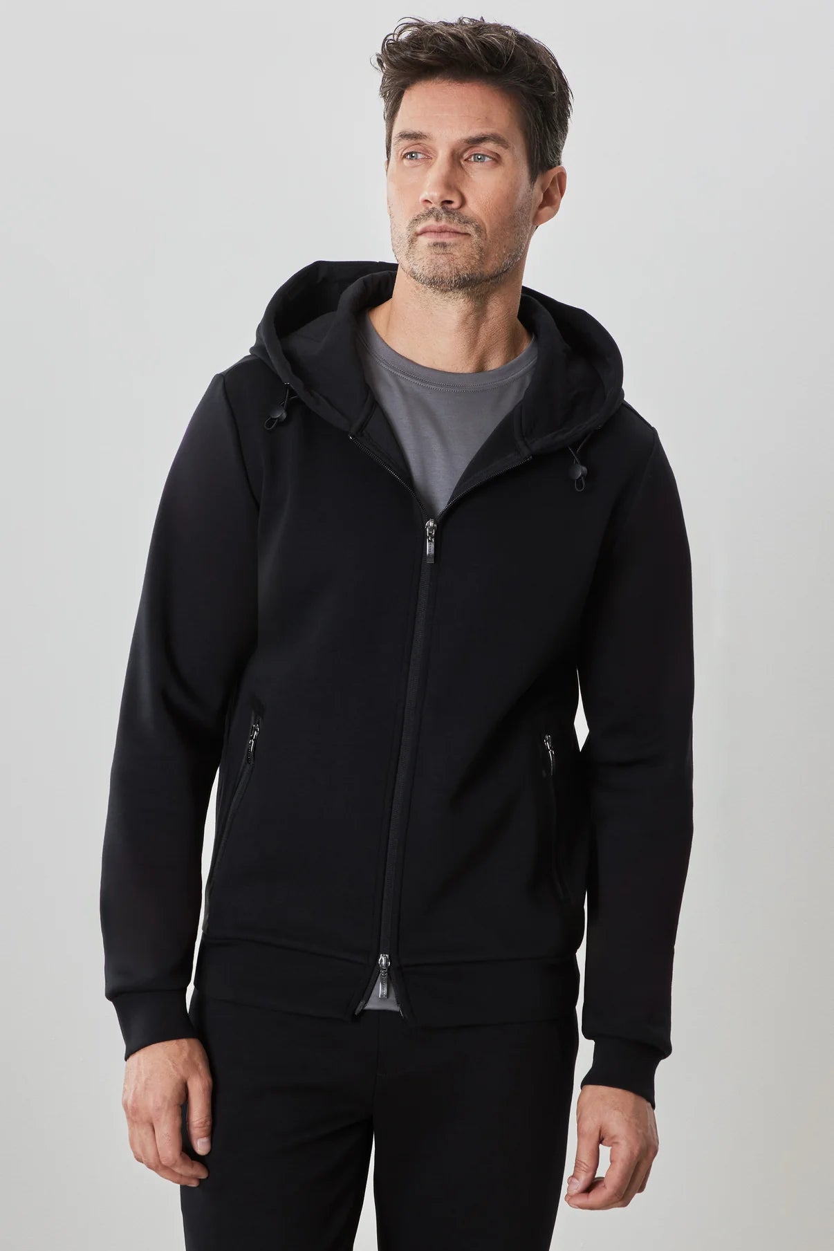 Brixton Zip Hoodie - Black – Mac & Clay